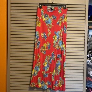 Out From Under Red Midi Skirt W M/L